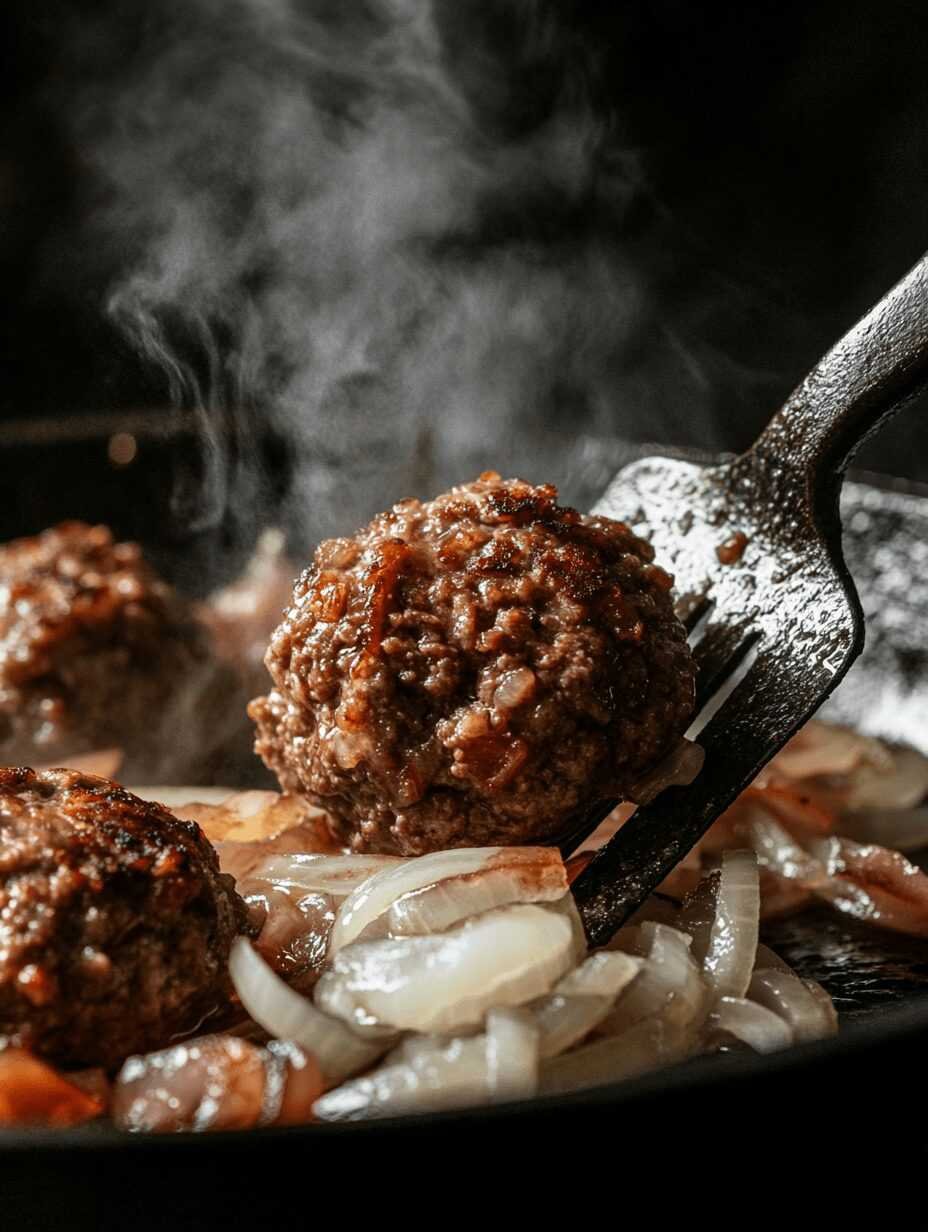 Smash Burger Recipe with Onions That’s Crispy, Juicy & Loaded 6 Preheat a cast iron skillet or griddle over medium-high heat.