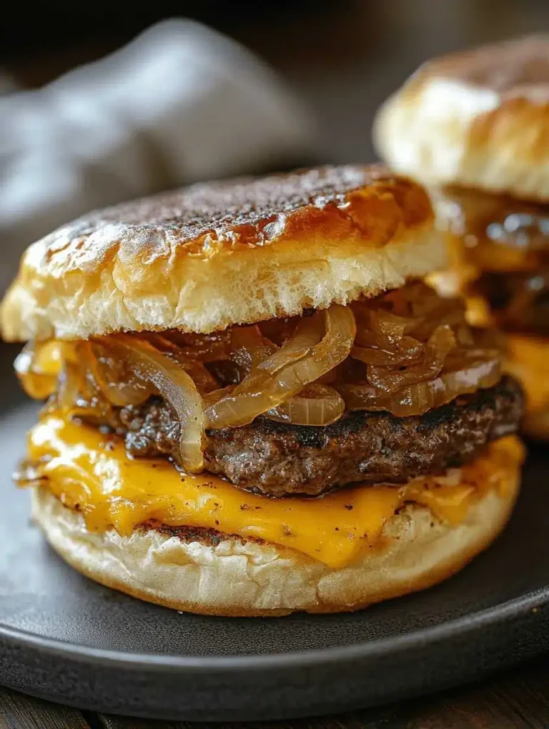 Smash Burger Recipe with Onions That’s Crispy, Juicy & Loaded