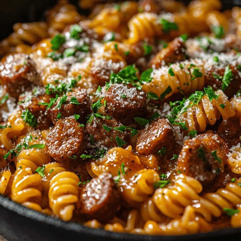 Weeknight Wonder: Sticky Honey Garlic Sausage Pasta Recipe