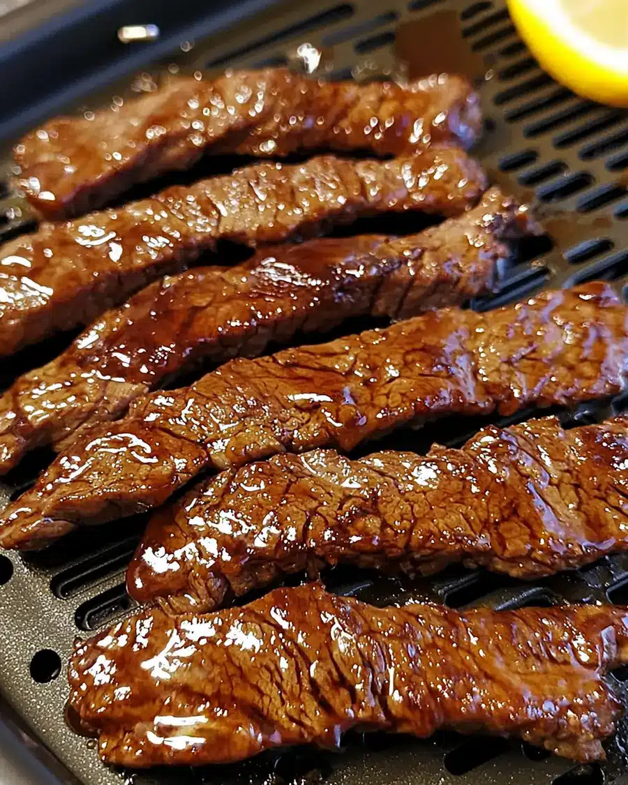 Dinner Just Got Sweet & Sizzling: Honey Glazed Steak Strips in the Air Fryer 3 Dinner Just Got Sweet Sizzling: Honey Glazed Steak Strips in the Air Fryer