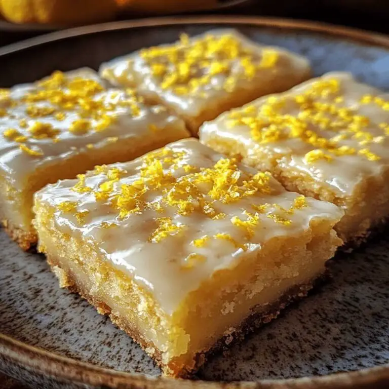 Zesty Lemon Brownies Delight