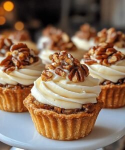 Mini Pecan Cups with Frosting – A Bite-Sized Southern Delight