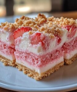The Best Summer Dessert Recipe: Easy Frozen Strawberry Shortcake Bars