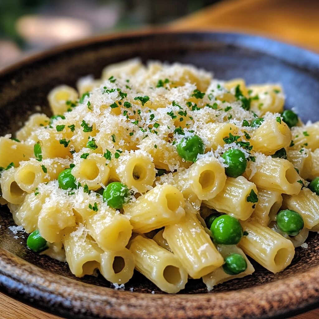 Ditalini Pasta with Peas and Parmesan: A Comforting Classic with a Flavorful Twist