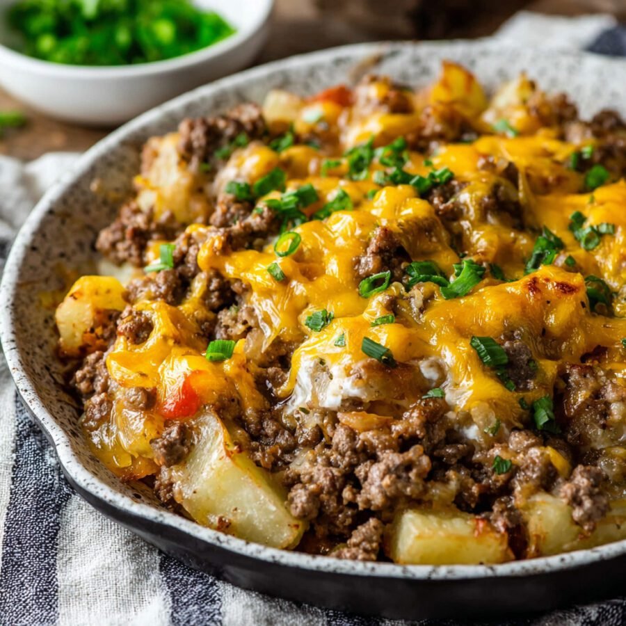 Easy Hobo Casserole Ground Beef