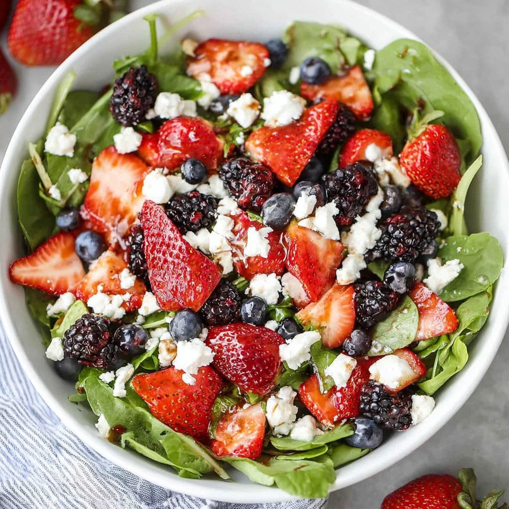 Fresh Berry Goat Cheese Salad: Discover a Sweet-Savory Delight