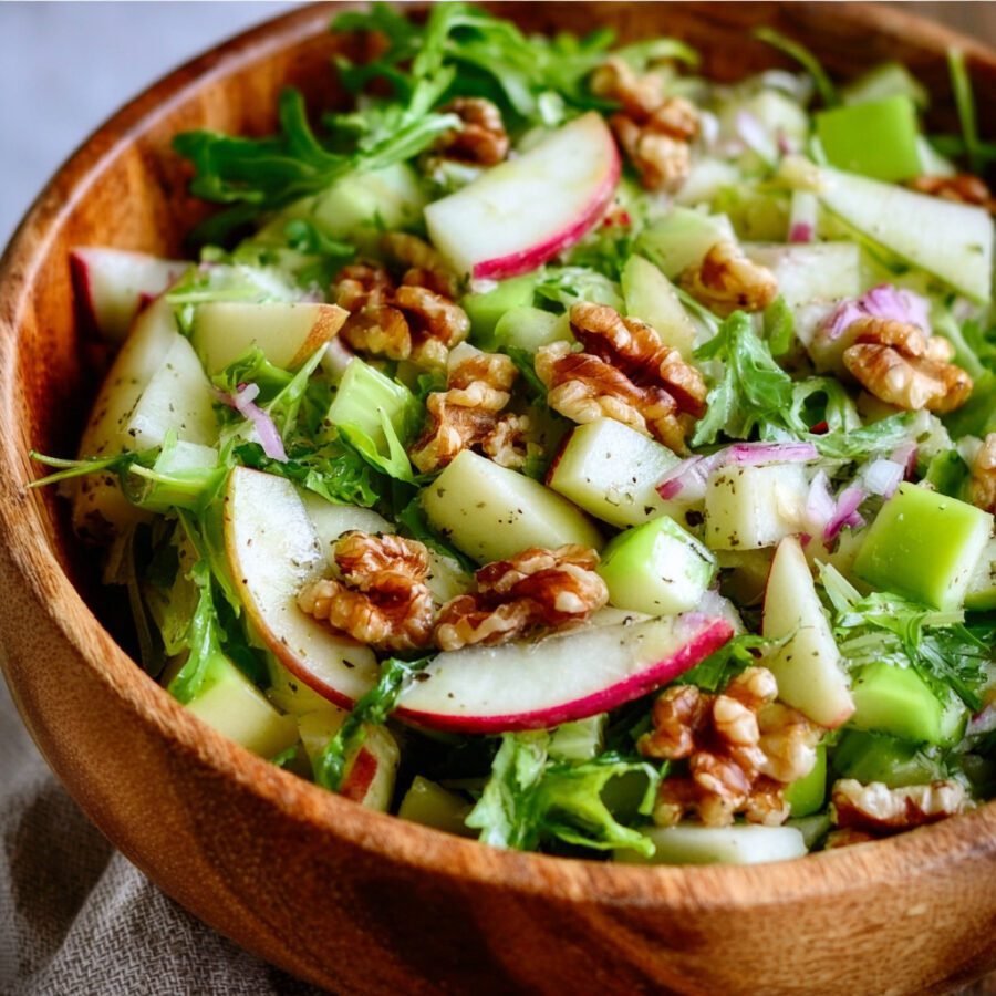 Green Apple Celery Walnut Salad