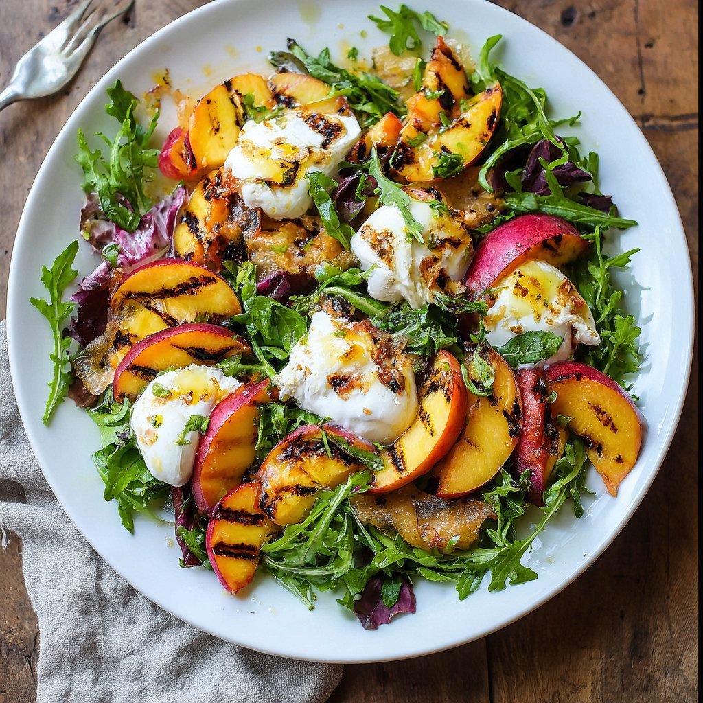 Grilled Peach Burrata Salad: The Ultimate Summer Treat