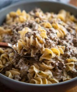 Ground Beef Stroganoff