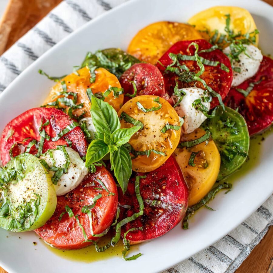 Heirloom Tomato Basil Salad