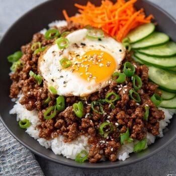 Korean Ground Beef Bowl