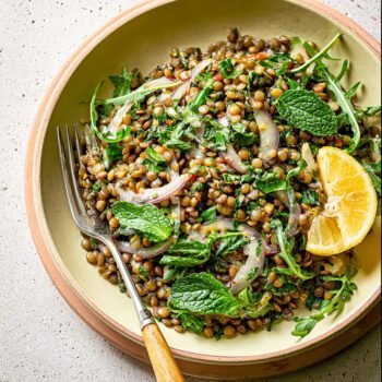 Lentil Herb Lemon Salad