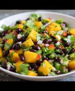 Mango Black Bean Cilantro Salad