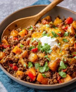 Southwest Ground Beef & Potatoes