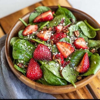 Strawberry Spinach Poppy Seed Salad