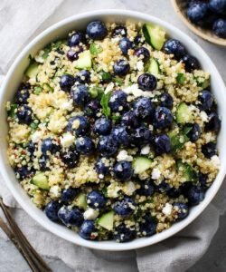 Summer Quinoa Blueberry Salad