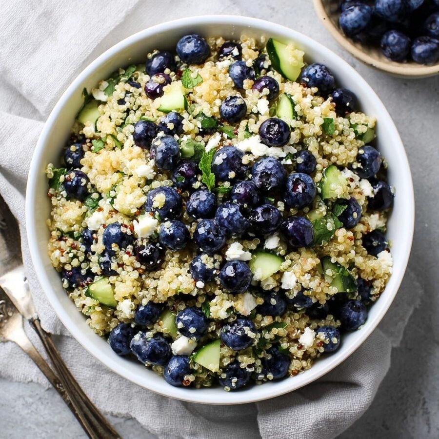 Summer Quinoa Blueberry Salad