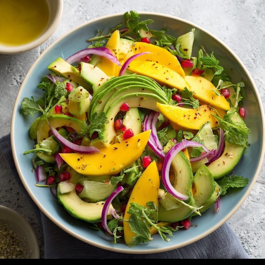 Tropical Mango Avocado Salad
