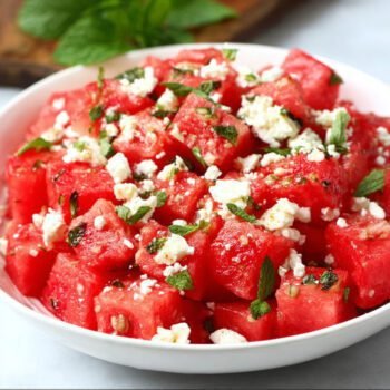 Watermelon Feta Mint Salad