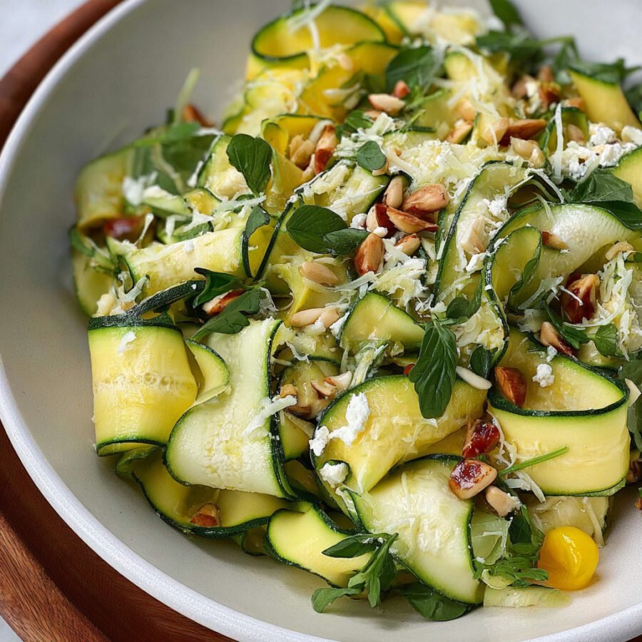 Zucchini Ribbon Summer Salad
