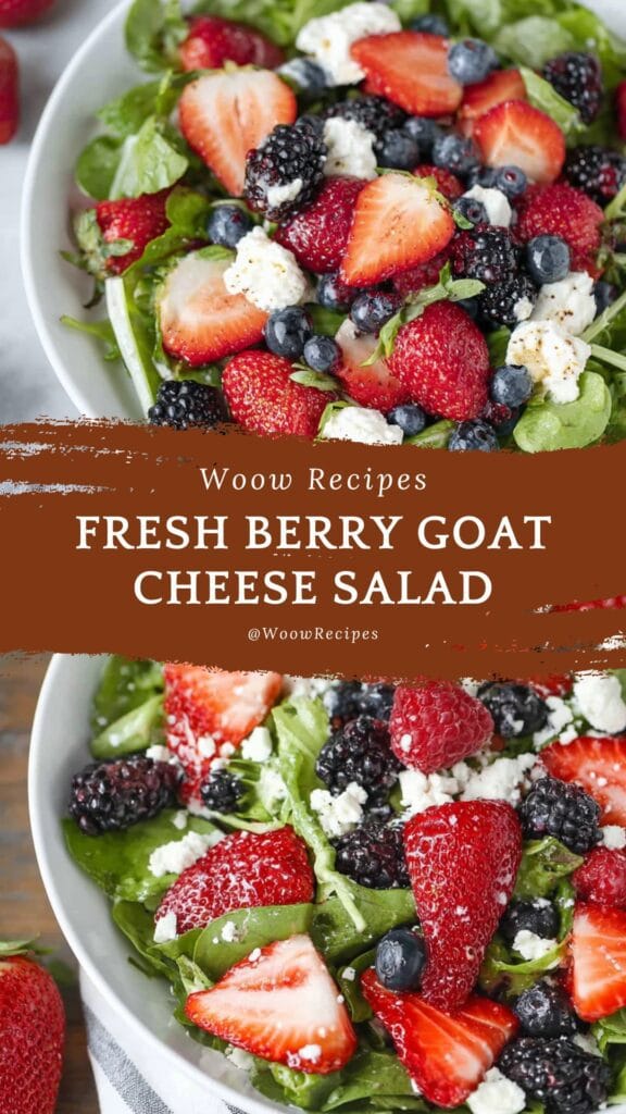 Fresh Berry Goat Cheese Salad