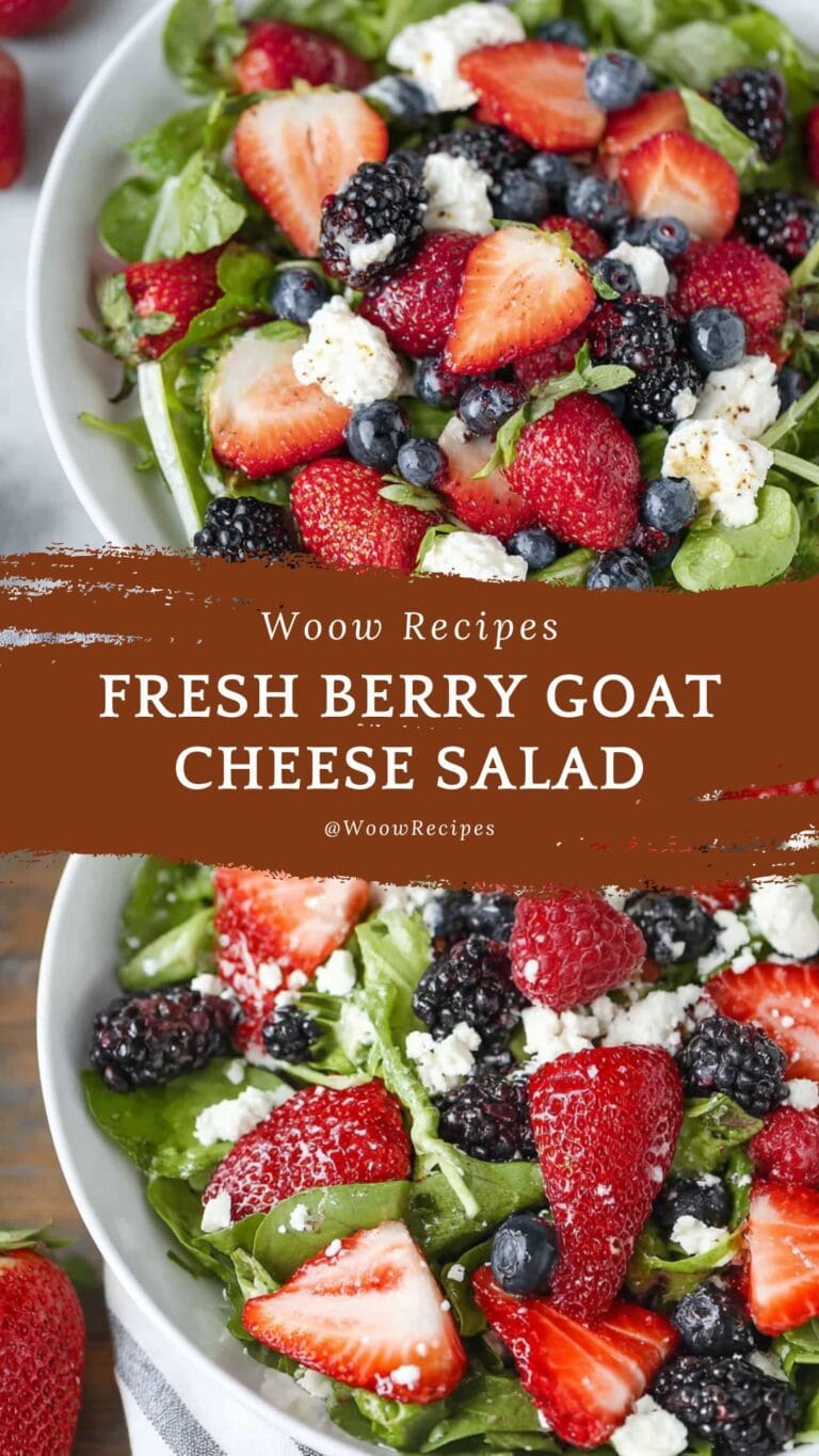 Fresh Berry Goat Cheese Salad