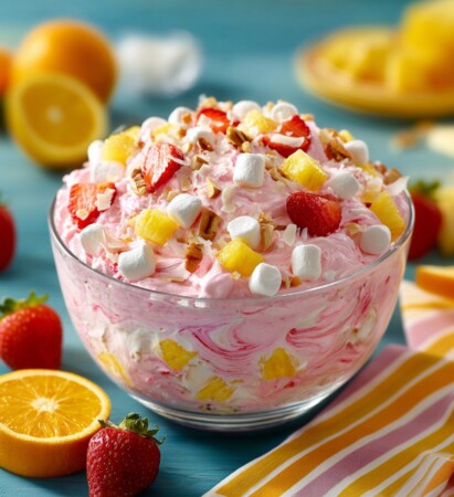 Pink Lemonade Fluff Salad