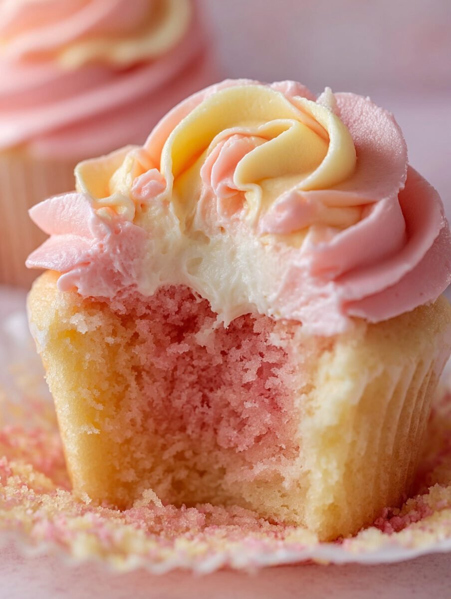 Strawberry Lemonade Cupcakes Recipe