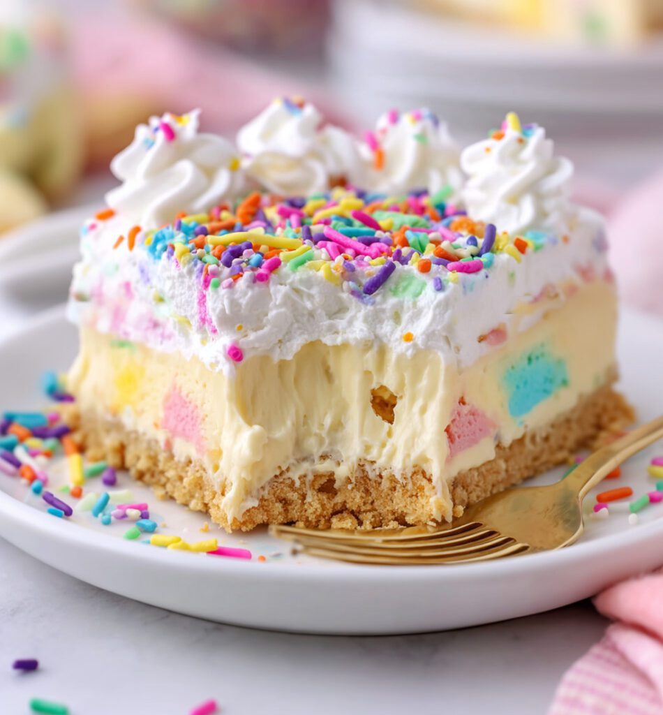 Cake Batter Lush Dessert: A No-Bake Treat That Tastes Like a Birthday Party!