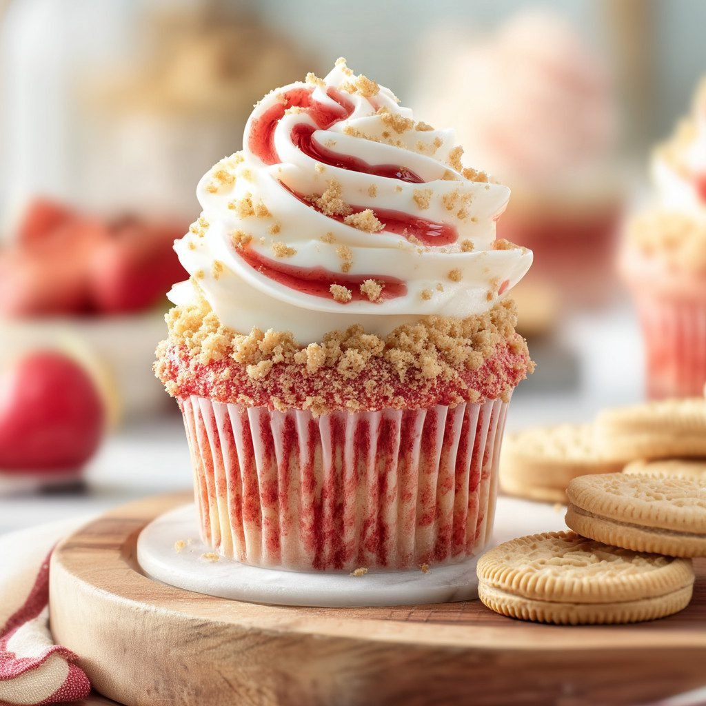 Strawberry Crunch Cupcakes Recipe