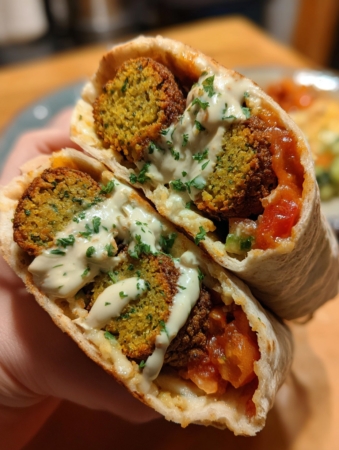 Baked Falafel Wraps: Uncover Delicious Street Magic!