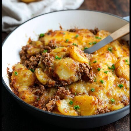 Cheesy Ground Beef and Potatoes