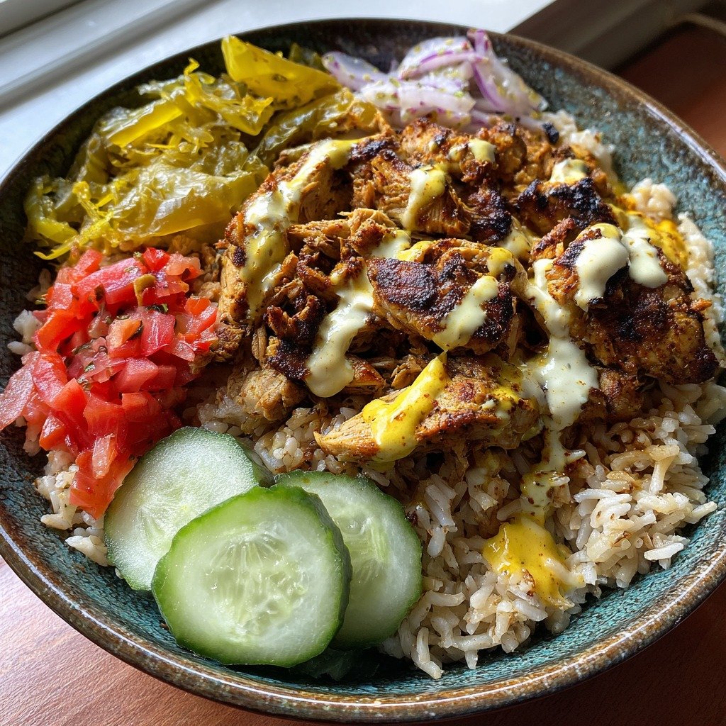 Chicken Shawarma Bowl Recipe