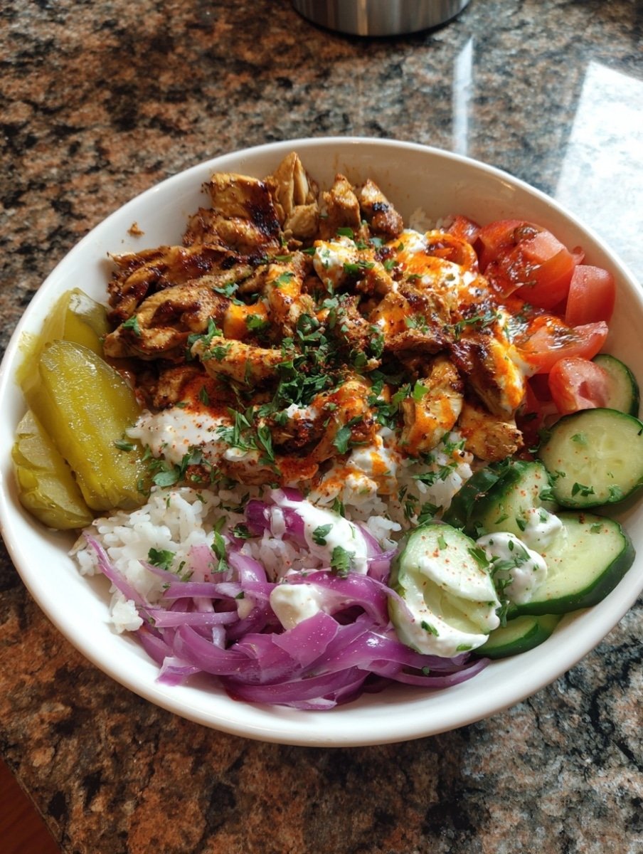 Chicken Shawarma Bowl Recipe