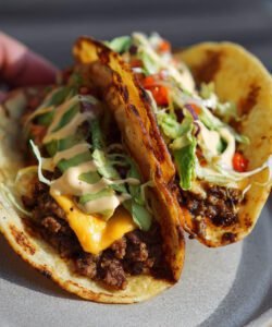 Easy Smash Burger Tacos