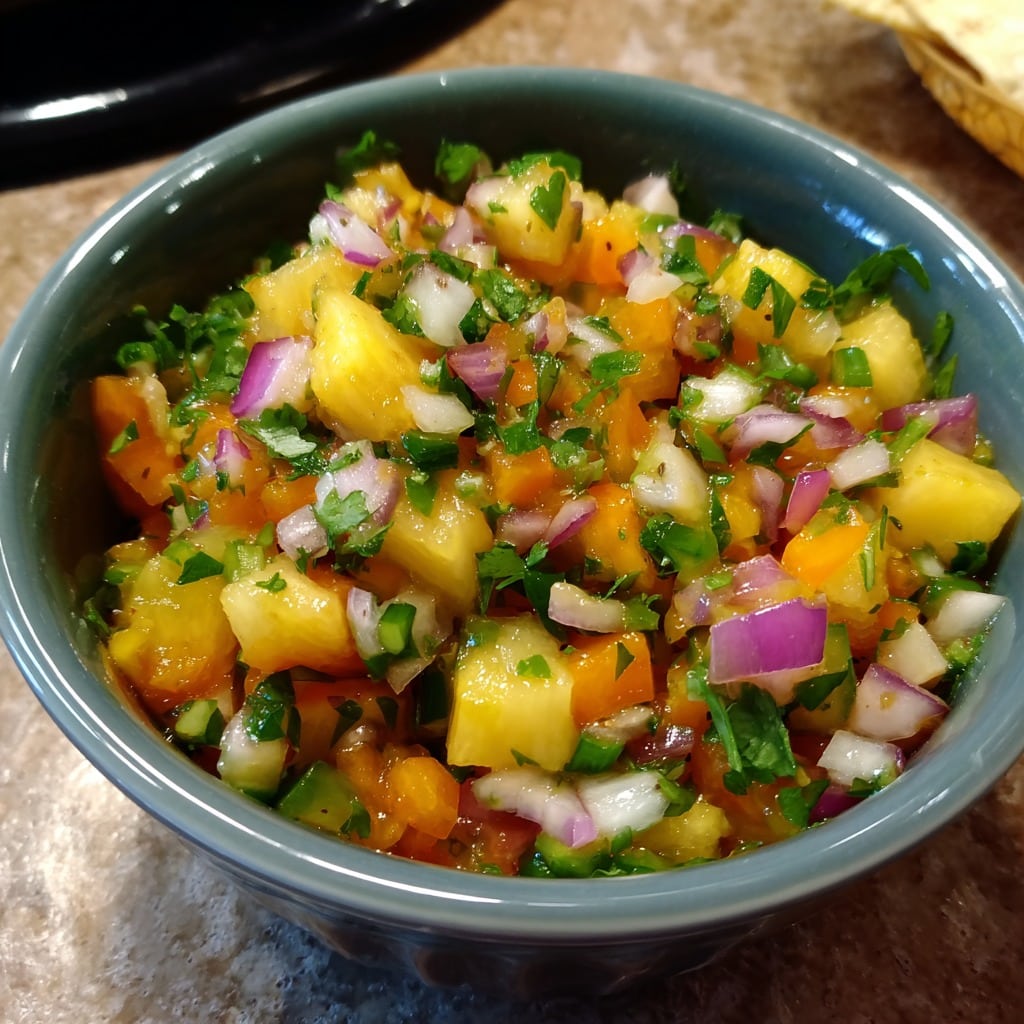 Fresh Pineapple Salsa 