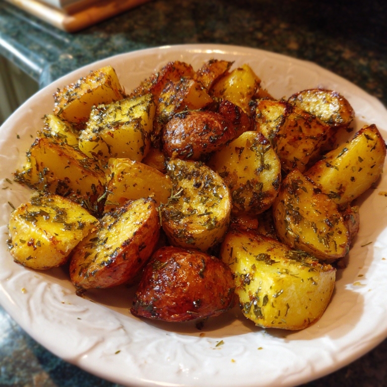 How to Make Garlic Herb Roasted Potatoes