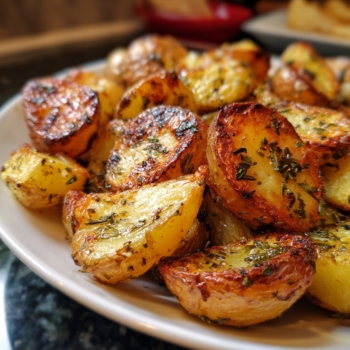 Garlic Herb Roasted Potatoes: Irresistible Comfort Side!