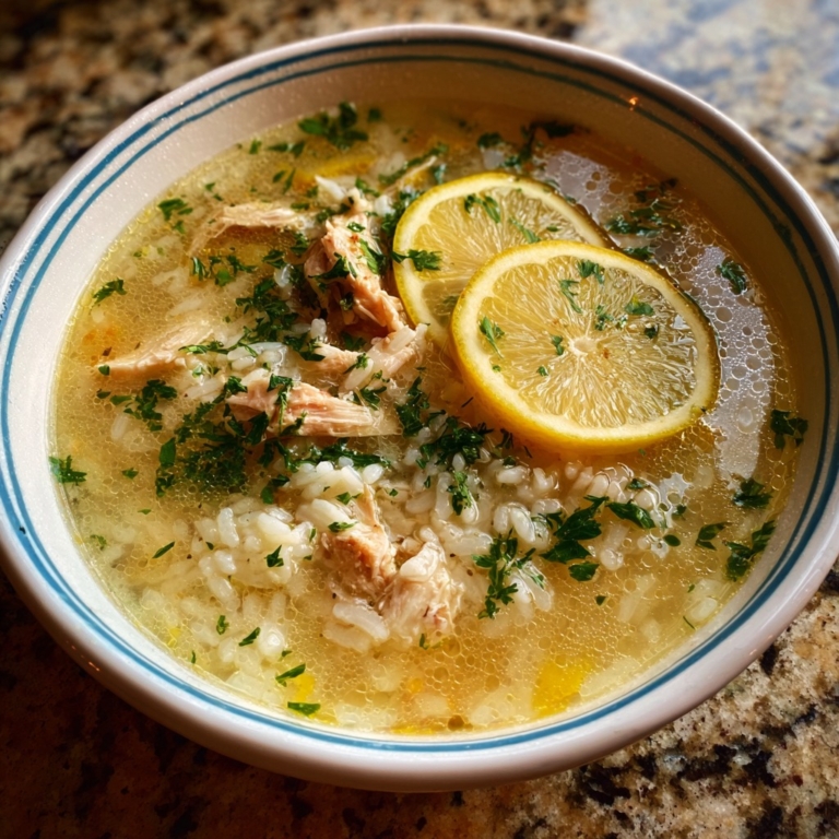 Greek Lemon Chicken Soup