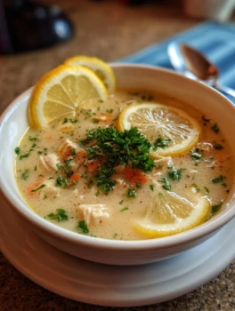 Greek Lemon Chicken Soup