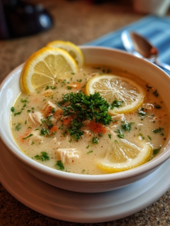 Greek Lemon Chicken Soup
