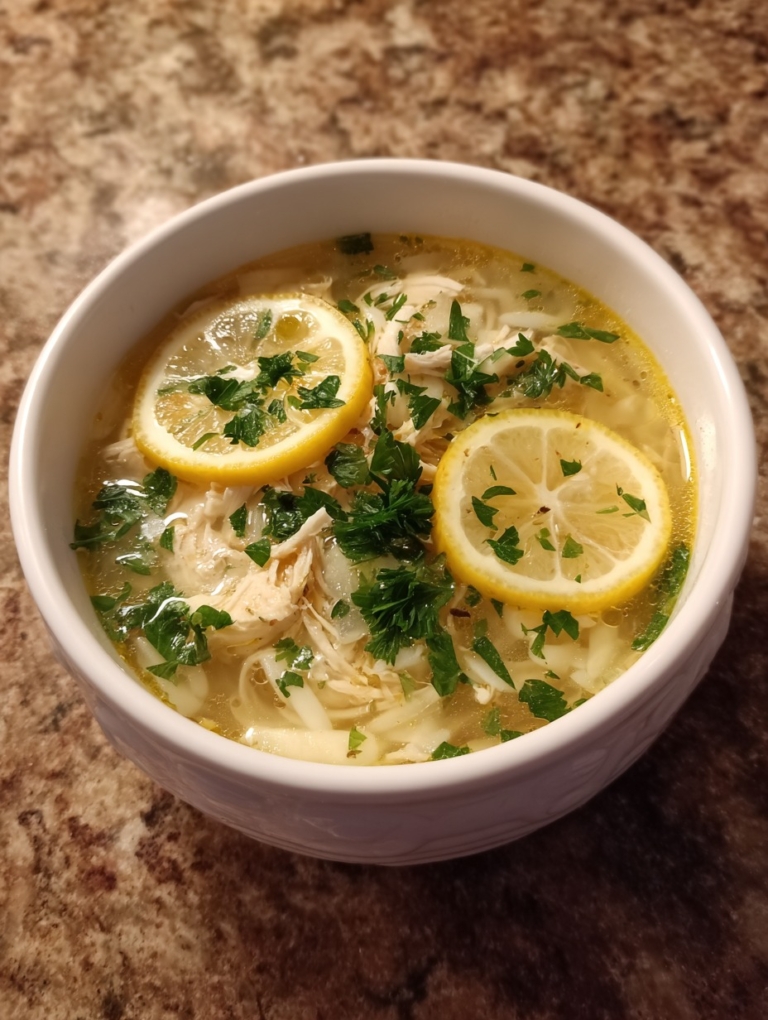 Greek Lemon Chicken Soup