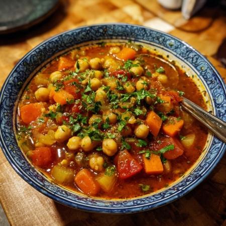 Moroccan Chickpea Stew: Your Go-To Winter Comfort Delight