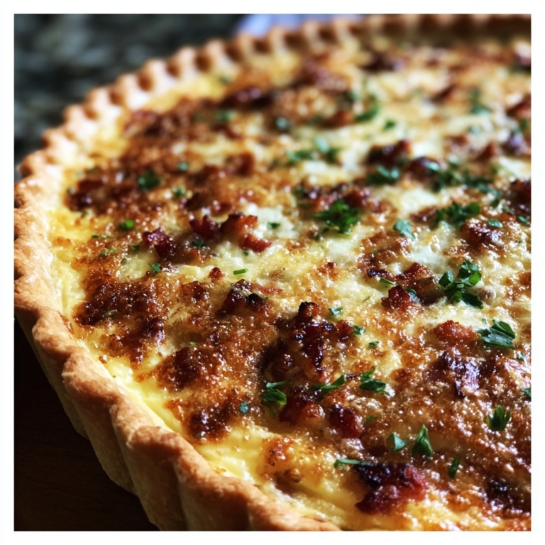 Quiche Lorraine Recipe: A French Brunch Classic