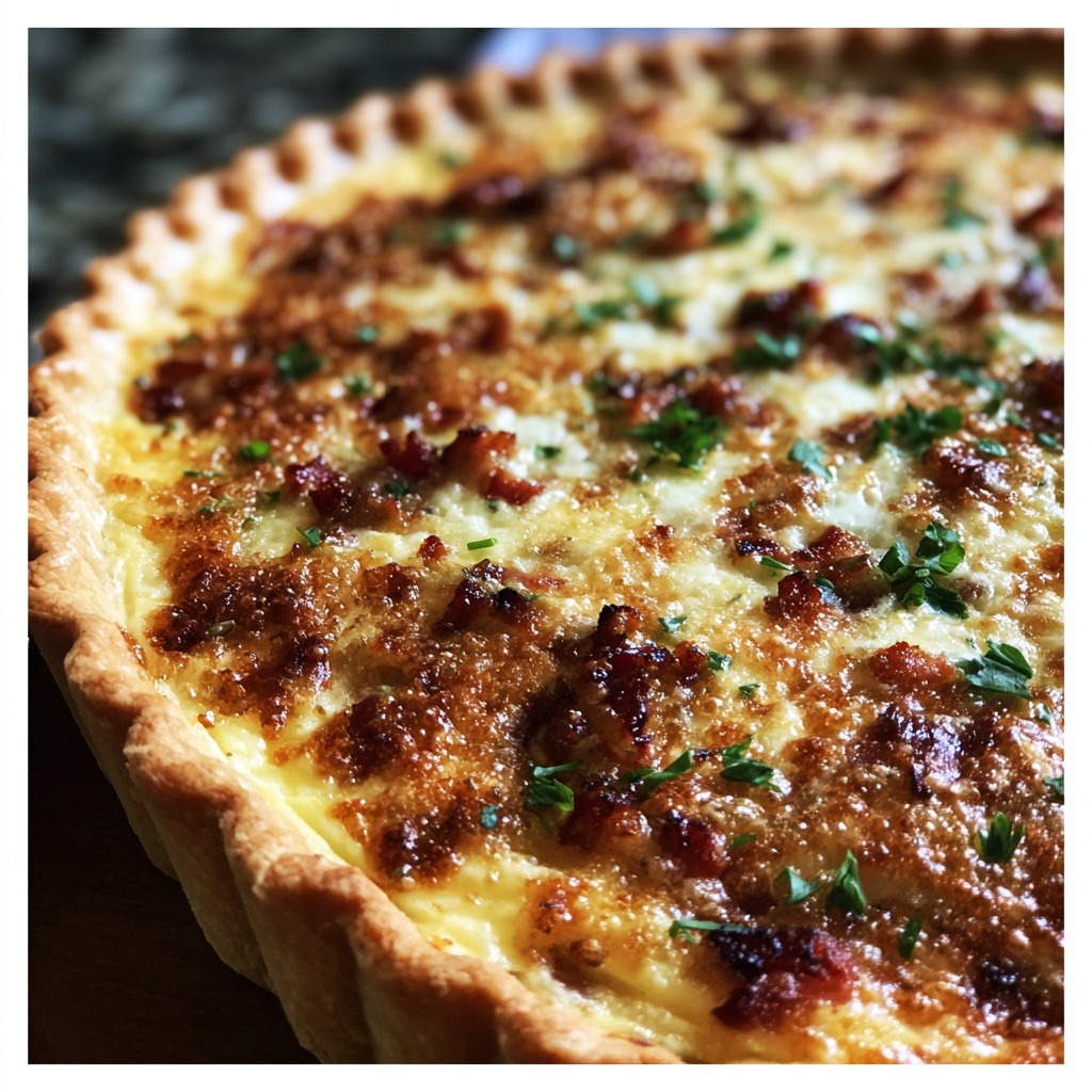 Quiche Lorraine Recipe: A French Brunch Classic
