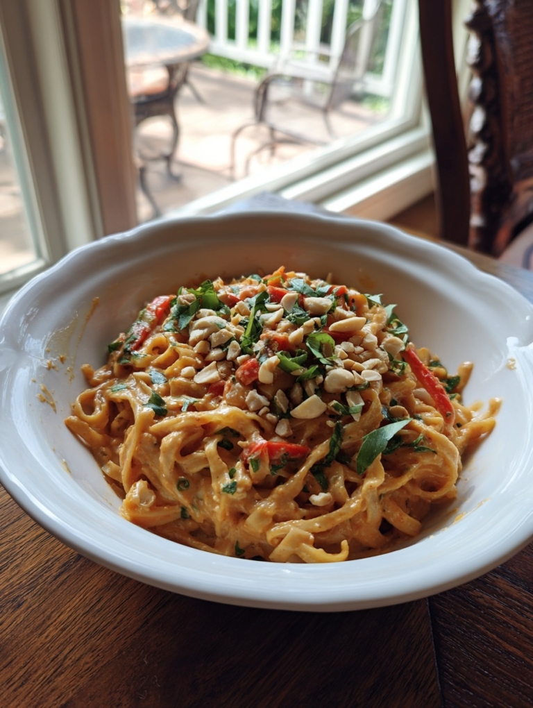 How to Make Spicy Thai Peanut Noodles