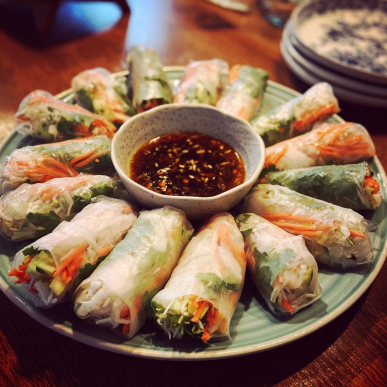How to Make Vietnamese Fresh Spring Rolls