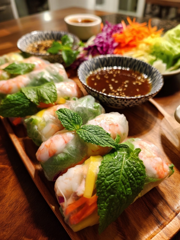 How to Make Vietnamese Fresh Spring Rolls