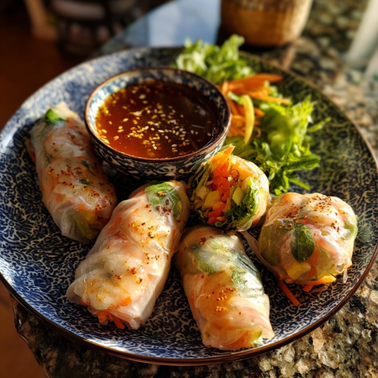 How to Make Vietnamese Fresh Spring Rolls