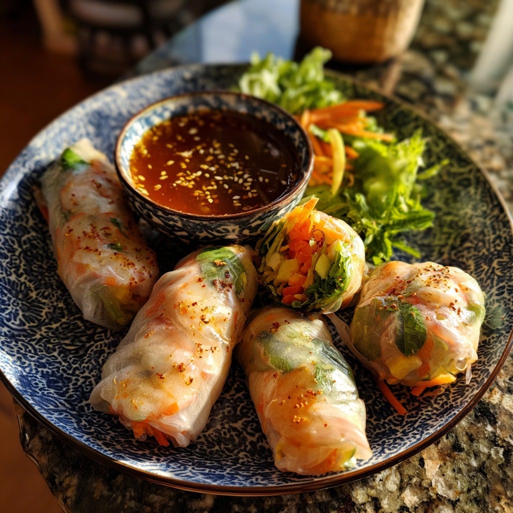 How to Make Vietnamese Fresh Spring Rolls